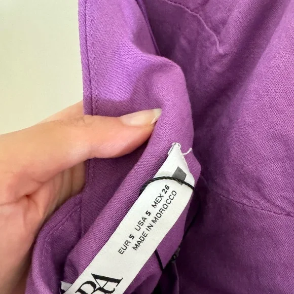 Zara Purple Dress - Picture 4 of 5